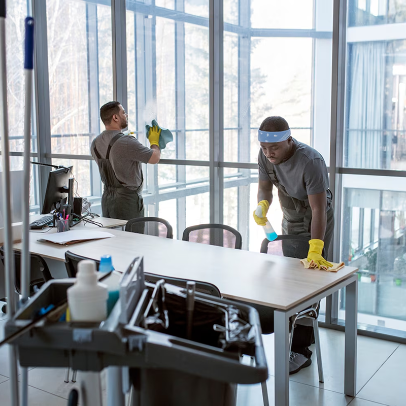 Skilled commercial cleaning team serving Richmond
